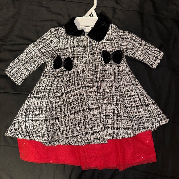 Baby Girl Formal Dress With Jacket - Picture 1 of 7